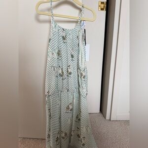 Lolita jaca Blue and White Patterned Dress